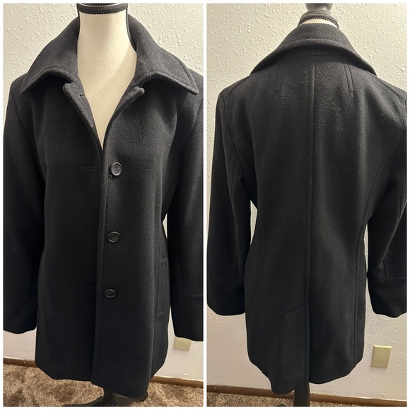 Marvin Richards Jackets & Blazers - Black Marvin Richards Pea Coat